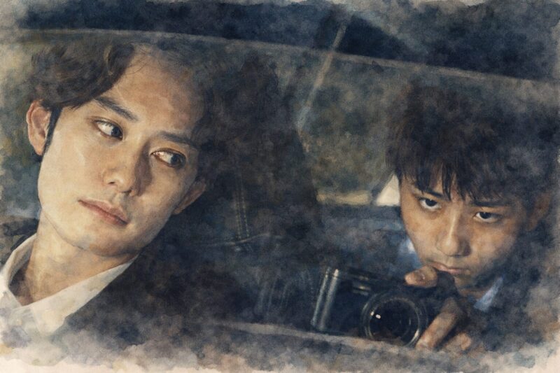 映画 ゴールド・ボーイの水彩画風