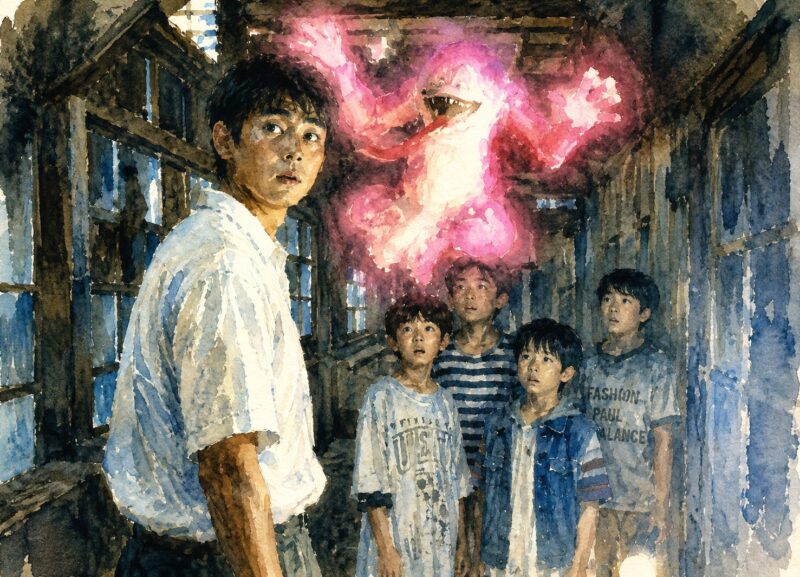 映画『学校の怪談』をイメージした画像