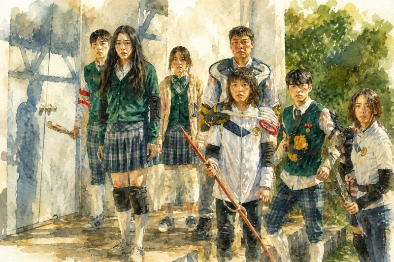 ドラマ『今、私たちの学校は…』をイメージした画像