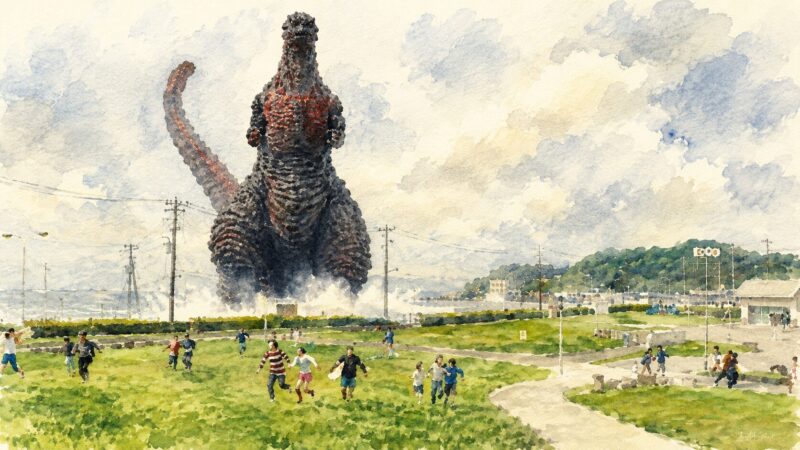 映画『シン・ゴジラ』をイメージした画像
