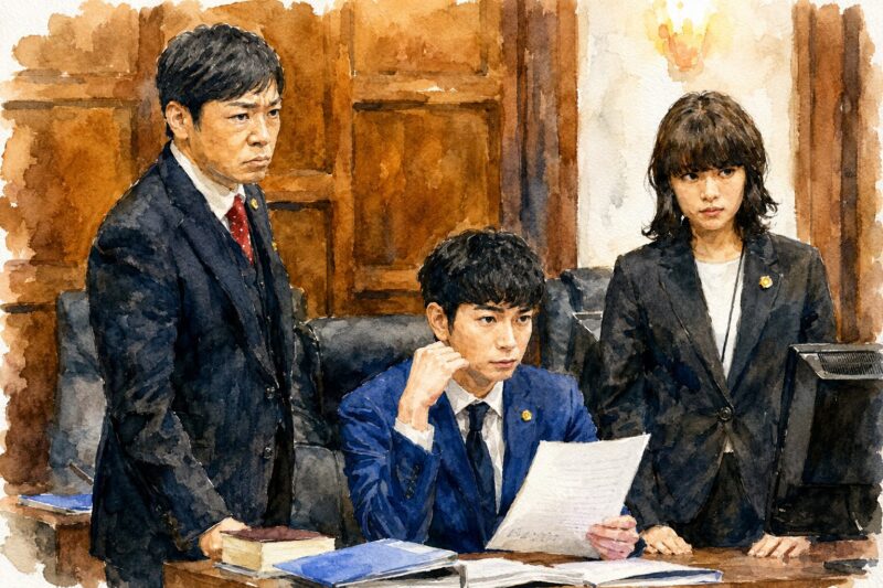ドラマ『99.9-刑事専門弁護士-』をイメージした画像