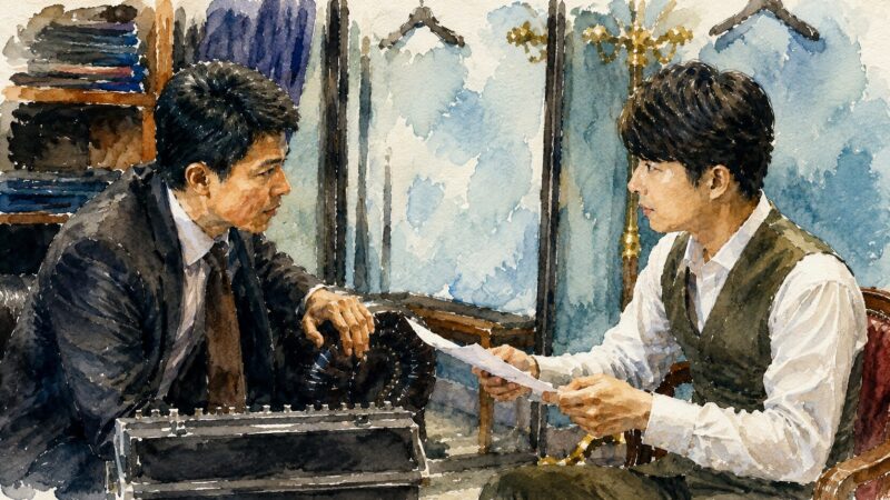 映画『罪の声』をイメージした画像