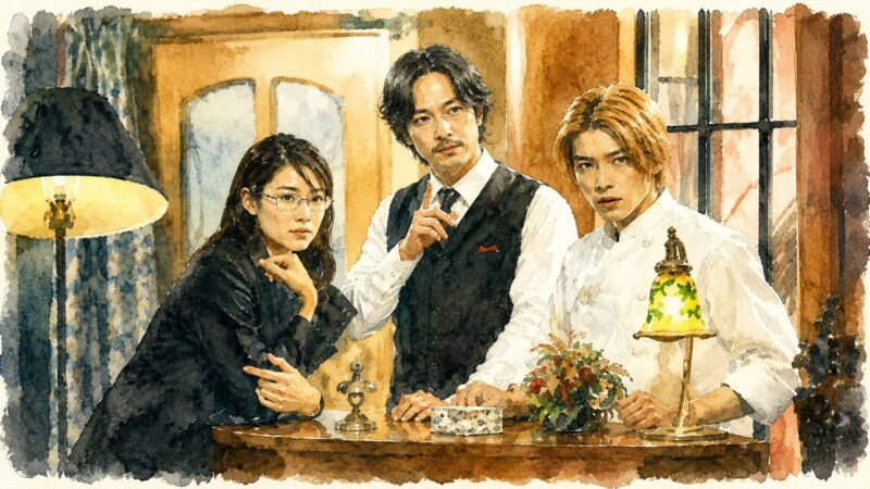 ドラマ『アンティーク ~西洋骨董洋菓子店~』をイメージした画像