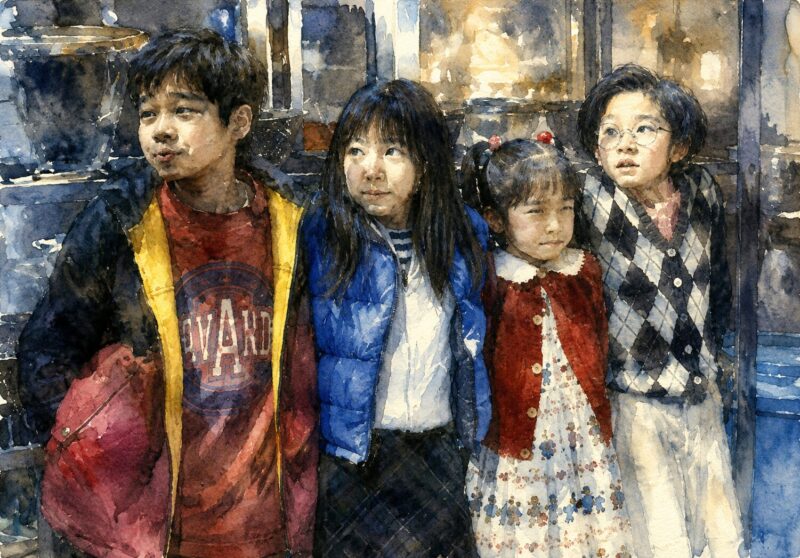 映画『学校の怪談3』をイメージした画像
