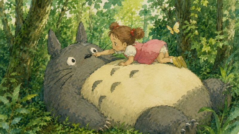 映画『となりのトトロ』をイメージした画像