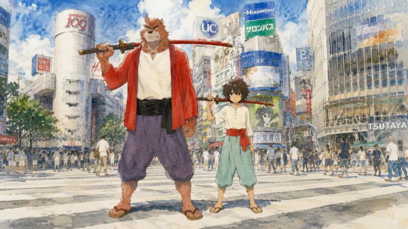 映画『バケモノの子』をイメージした画像