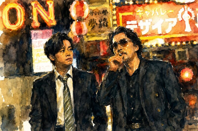 映画『孤狼の血』をイメージした画像