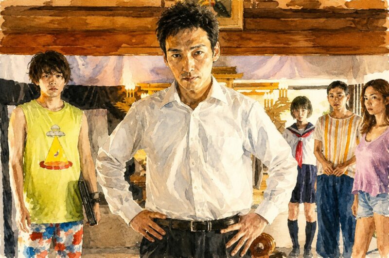映画『台風家族』をイメージした画像
