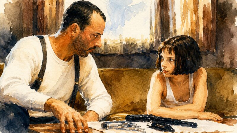映画『レオン』をイメージした画像