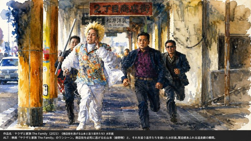 映画『ヤクザと家族 The Family』をイメージした画像