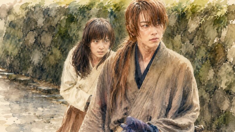 映画『るろうに剣心』うぃイメージした画像
