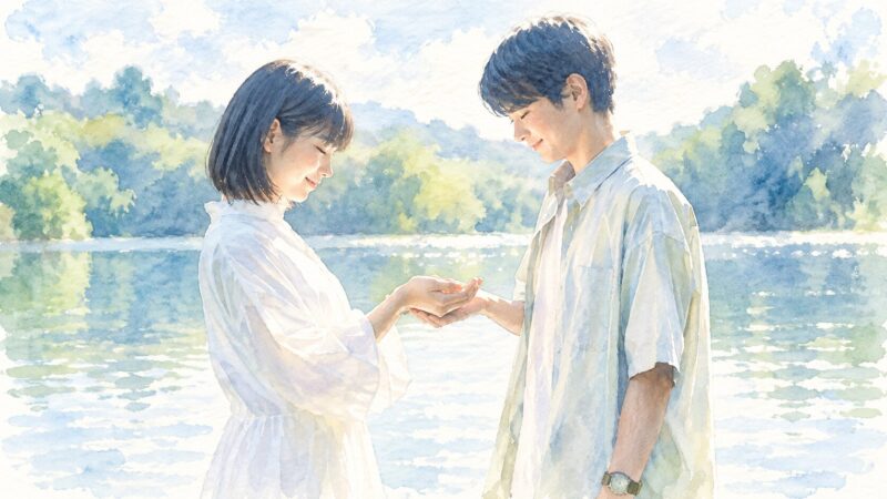 映画『ストロベリームーン 余命半年の恋』をイメージした画像