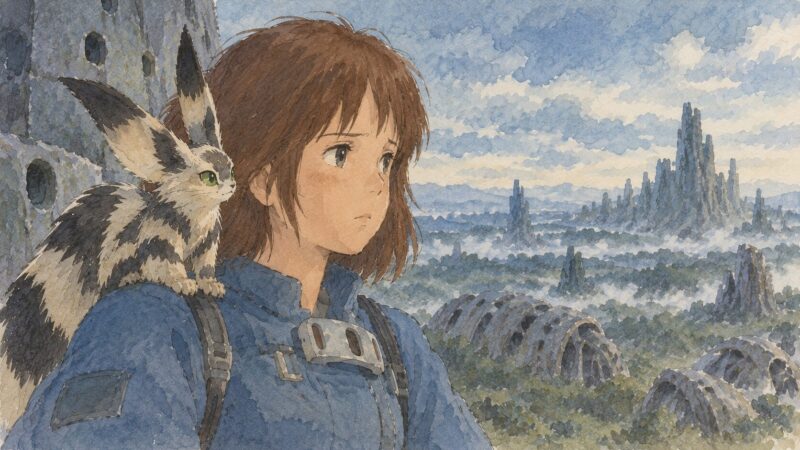 映画『風の谷のナウシカ』をイメージした画像