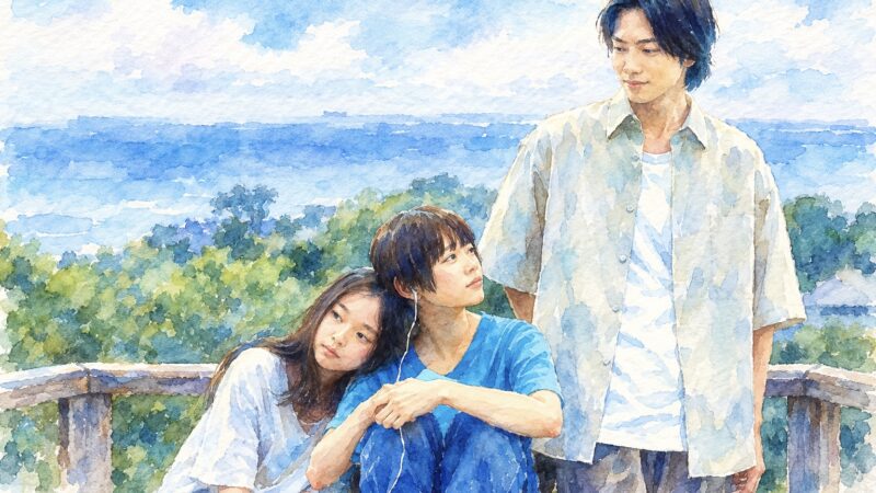 日本映画『52ヘルツのクジラたち』をイメージした画像